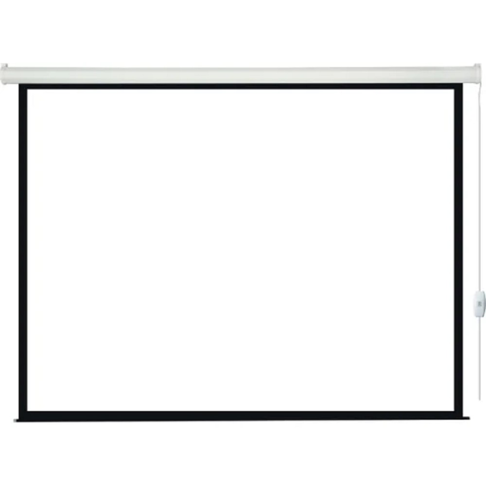 Lumien Eco Control [LEC-100104] Экран с электроприводом 244x244 см (раб. область 236х236 см) Matte White черная кайма по периметру 1:1                                                                  