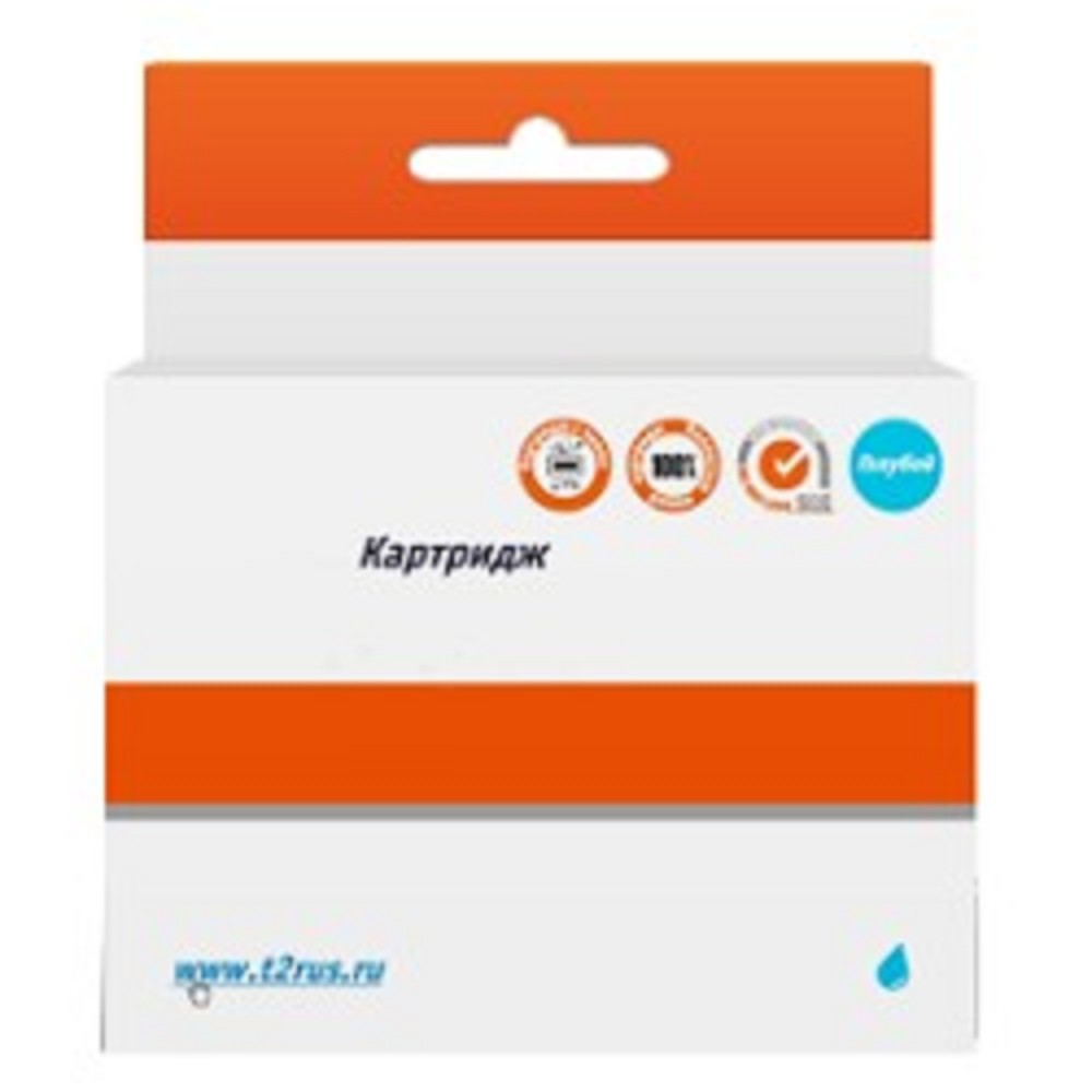 T2 C13T13024010 Картридж (IC-ET1302) для Epson Stylus SX525WD/Office B42WD/BX320FW/WF7015/7515, голубой  с чипом