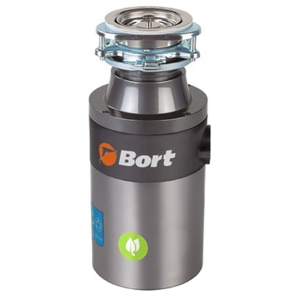 Повреждение упаковки Bort Измельчитель пищевых отходов TITAN 4000 Plus {Мощность л.с. 0,75 ; 560 Вт; 4,2 кг/мин; 3200 об/мин; 1400 мл; набор аксессуаров 4 шт} [1275776]