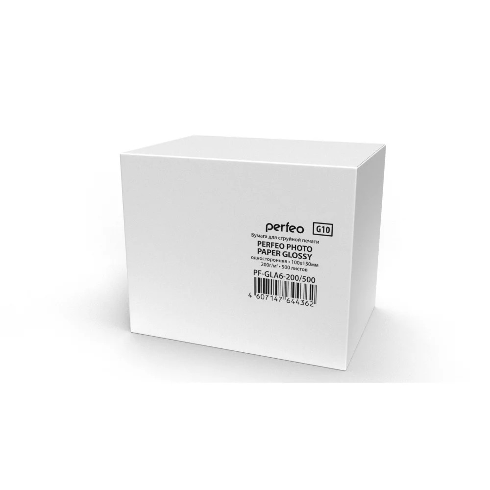 Perfeo PF-GLA6-200/500 Бумага Perfeo глянцевая 500л, 10х15 200 г/м2 (G10)