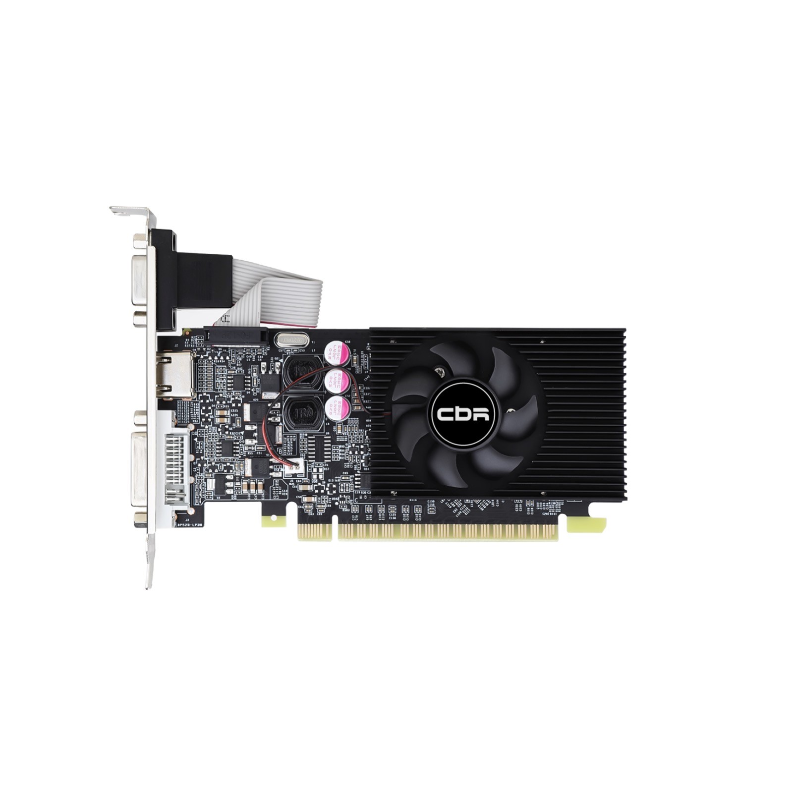 Повреждение упаковки Видеокарта CBR GT610 2G, 64BIT, DDR3, 700Mhz, 29W (DVI/HDMI/CRT)[VGA-STX610-2G-RTL]