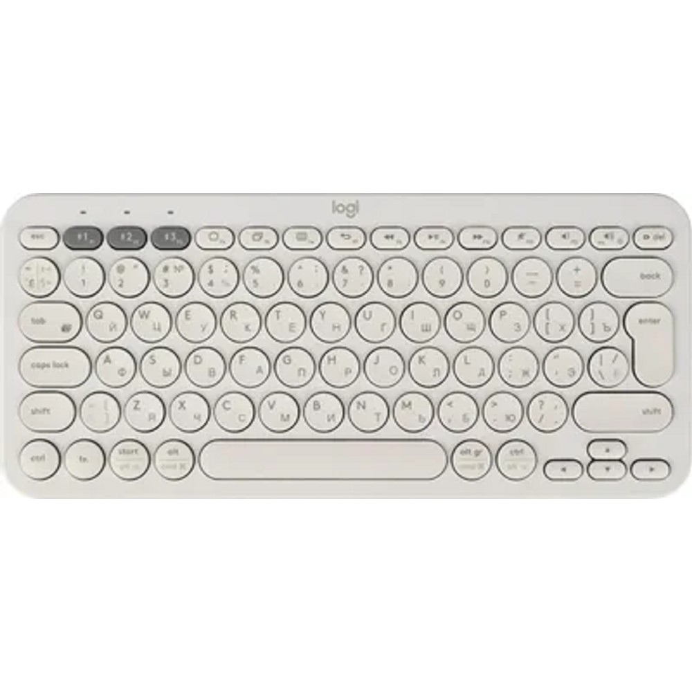 920-009589 Logitech Клавиатура K380 {Multi-Device, белый, USB, беспроводная, BT}
