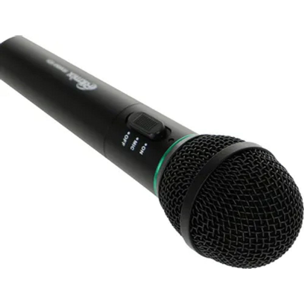 RITMIX RWM-101 black { 85 дБ, максимальная девиация: ± 30 КГц, переключатель вкл./выкл., 3 pin XLR - Jack 6.3 mm, 3 м, питание микрофона: 1,5 В (постоянный ток DC, батарейки АА)}