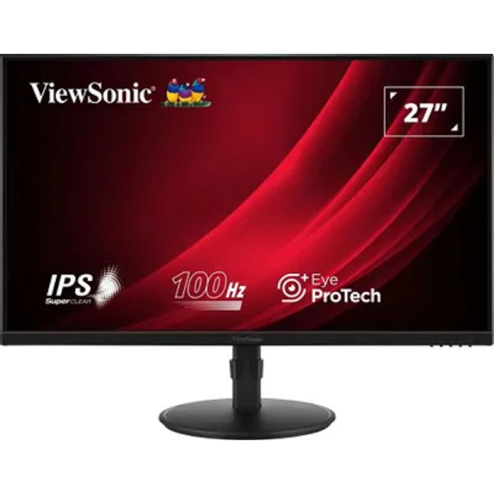 LCD ViewSonic 27" VA2708-HDJ черный {IPS 1920x1080 100Hz 250cd D-Sub HDMI DisplayPort HAS Pivot In}
