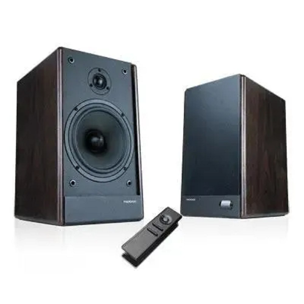 MICROLAB SOLO 6C Wooden finish {100 Вт RMS, Распределение: 50 Вт + 50 Вт среднеквадратичное, Гармонические искажения: < 0,3% (1 Вт 1 кГц), Частотная характеристика: 50 Гц - 20 кГц}