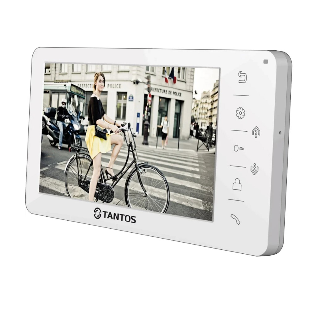 Монитор видеодомофона Tantos Amelie (White) 