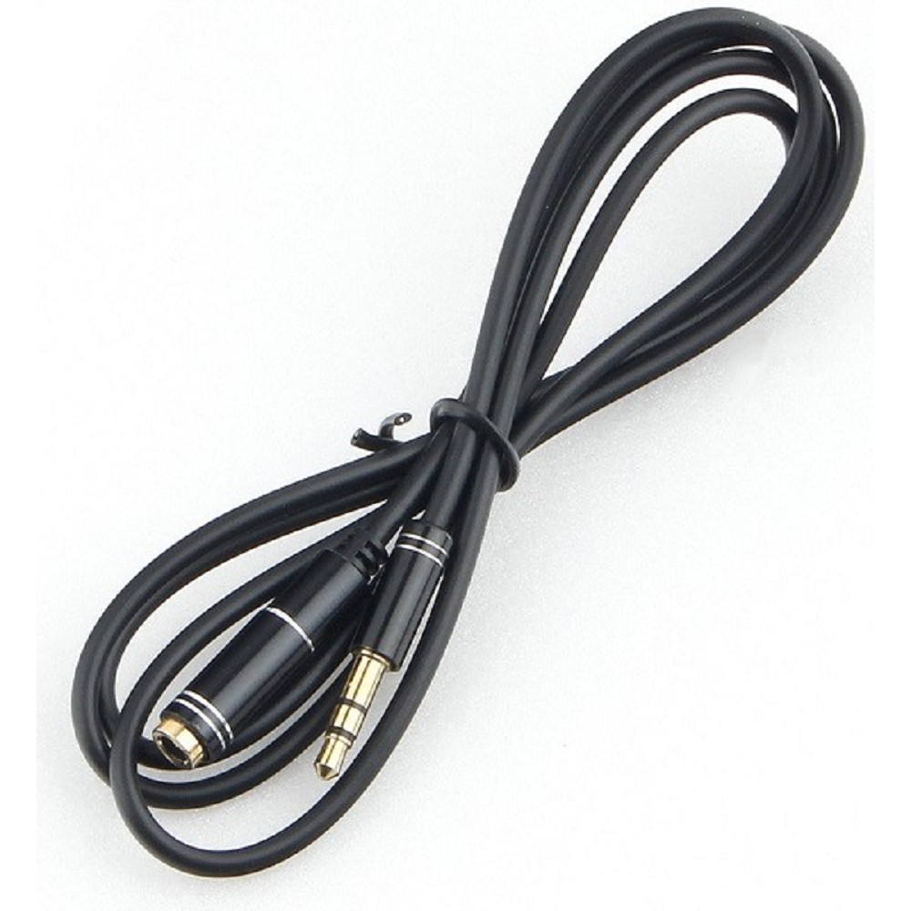 Кабель-удлинитель аудио Cablexpert Jack 3.5(M)/Jack 3.5(F), Mobile, 1м, черный, коробка (CCAB-02-35MF-1MB)