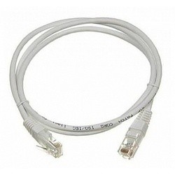 Патч-корд LANMASTER LSZH FTP кат.5e, 5.0 м, серый