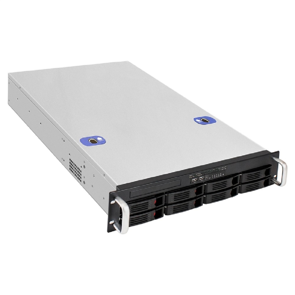 Exegate EX294561RUS Серверная платформа ExeGate Pro 2U660-HS08 <RM 19", высота 2U, глубина 660, Redundant БП 2x550W, 8xHotSwap, USB>