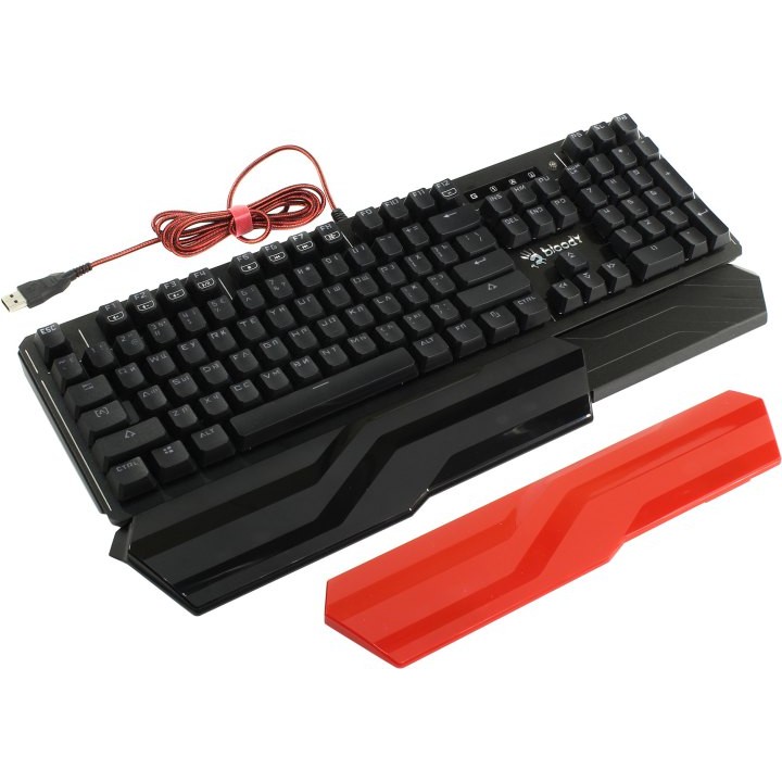 Клавиатура A-4Tech B975 механическая черный USB Gamer LED  [1010861]