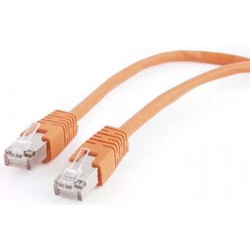 Cablexpert  PP22-2M/O Патч-корд 1000G FTP 4 пары cat5E CCA molded 2м оранжевый RJ-45 (m)-RJ-45 (m)