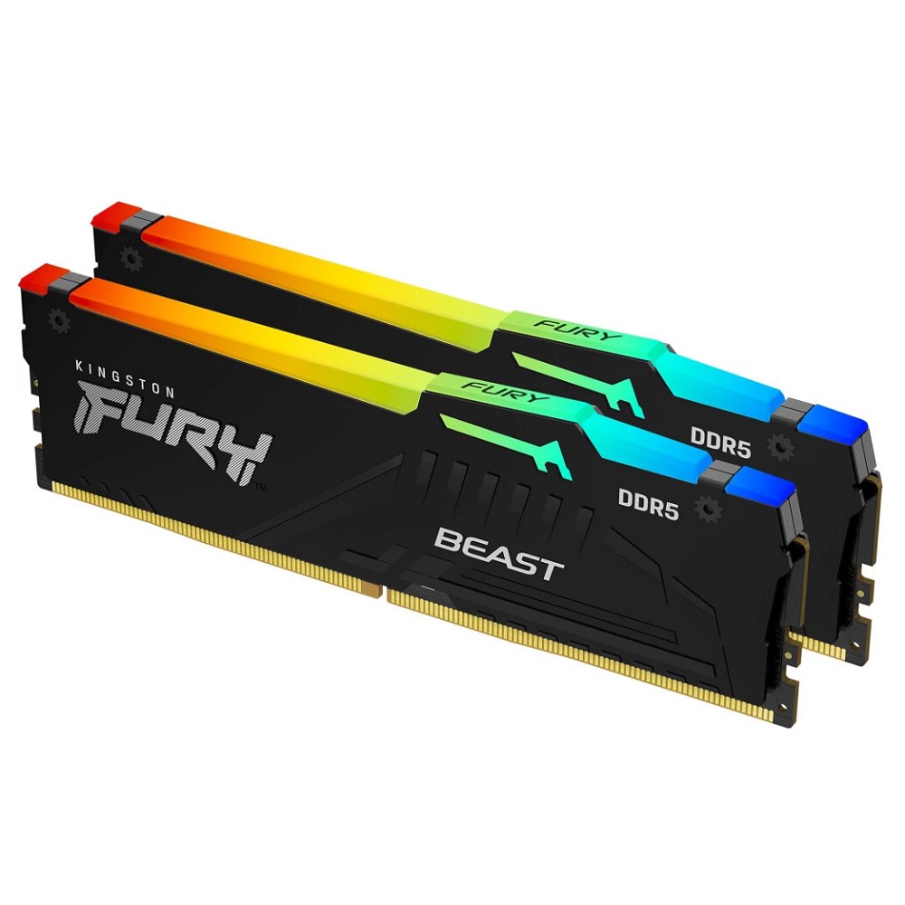 Kingston DDR5 DIMM 32Gb Fury Beast KF564C32BBEAK2-32 Kit 2х16ГБ 6400МГц, KF564C32BBEAK2-32