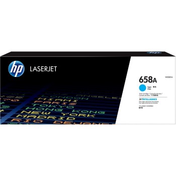 HP W2001A Картридж 658A  голубой (6000 стр.) {HP CLJ Ent M751}