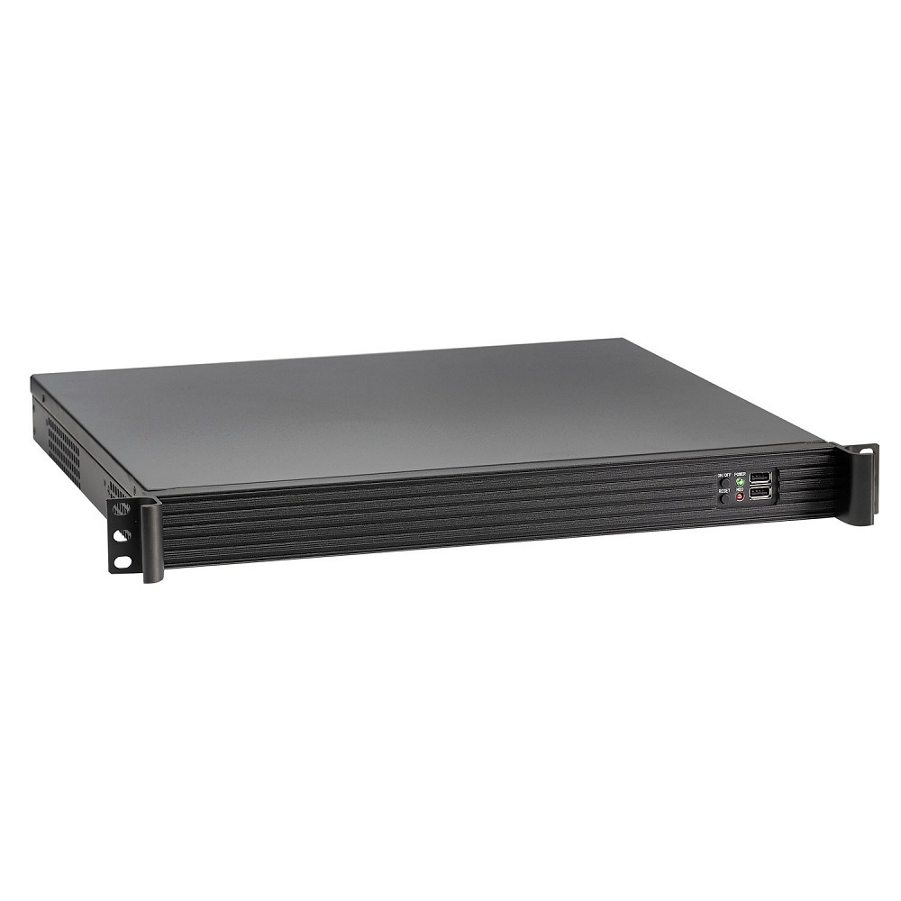 Exegate EX279770RUS Серверный корпус Exegate Pro 1U390-01 <RM 19",  высота 1U, глубина 390, БП 300ADS, USB>