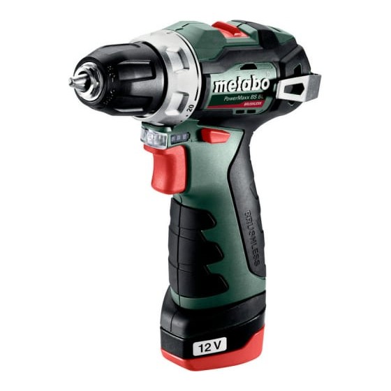 Дрель-шуруповерт Metabo PowerMaxx BS BL аккум. патрон:быстрозажимной (кейс в комплекте) (601721500)