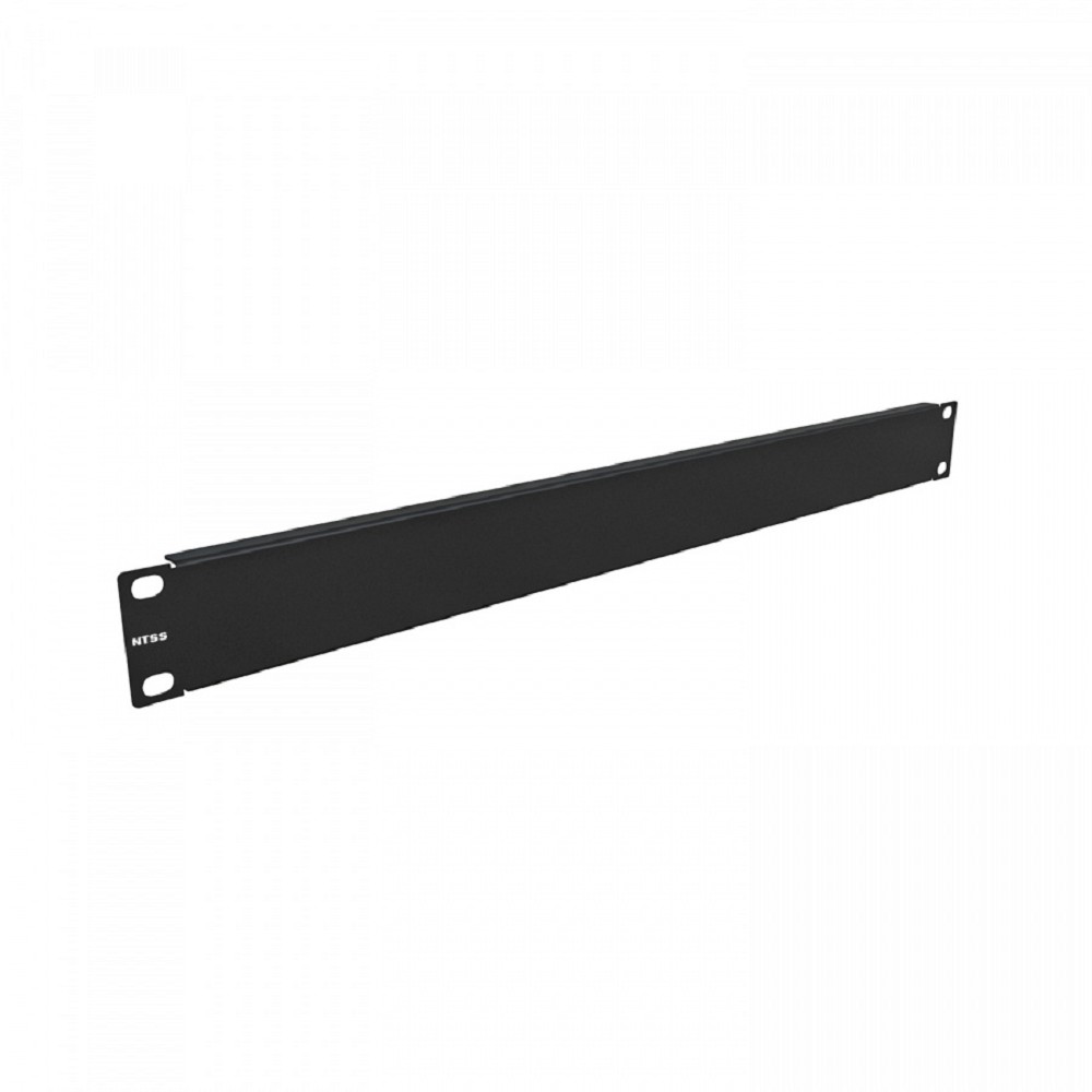 NTSS Панель 1U заглушка NTSS, крепление 19 1U, черный RAL 9005 NTSS-FUB-1U-BL