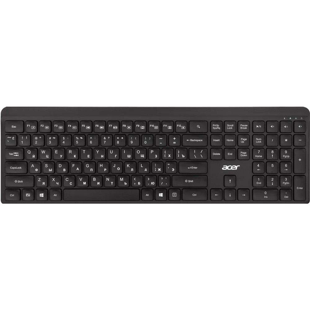 Acer OKR501 [ZL.KBD11.00N] черный USB беспроводная Multimedia (ZL.KBD11.00N)