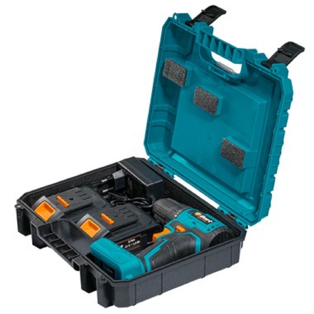 Bort BAB-21-BLK (2X1,5AH) Дрель-шуруповерт аккумуляторная [93413526] { 21 В, 1.5 Ач, Li-lon, 2 Акб }