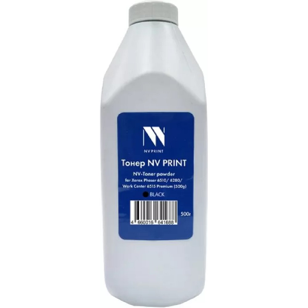 Тонер + девелопер NVP для Xerox Phaser 6510, 6280, WorkCenter 6515 Premium (500г) Black