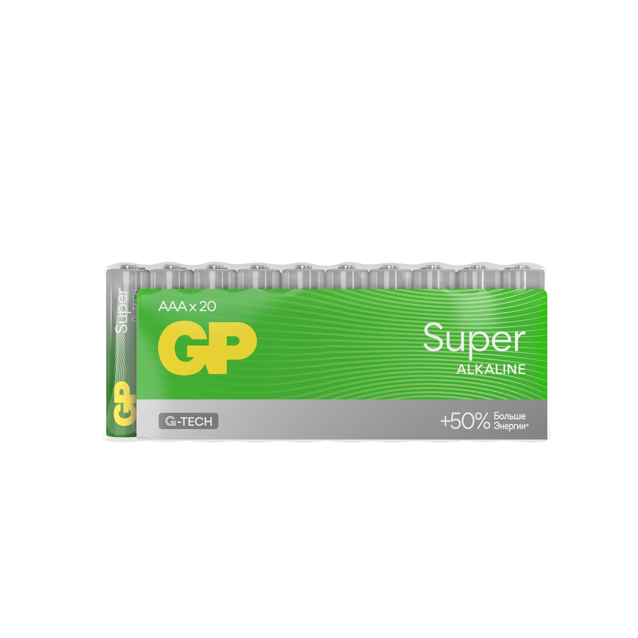 GP 24AA21-2CRSWC20 320/960 Super Alkaline G-Tech (20 шт. в уп-ке) 