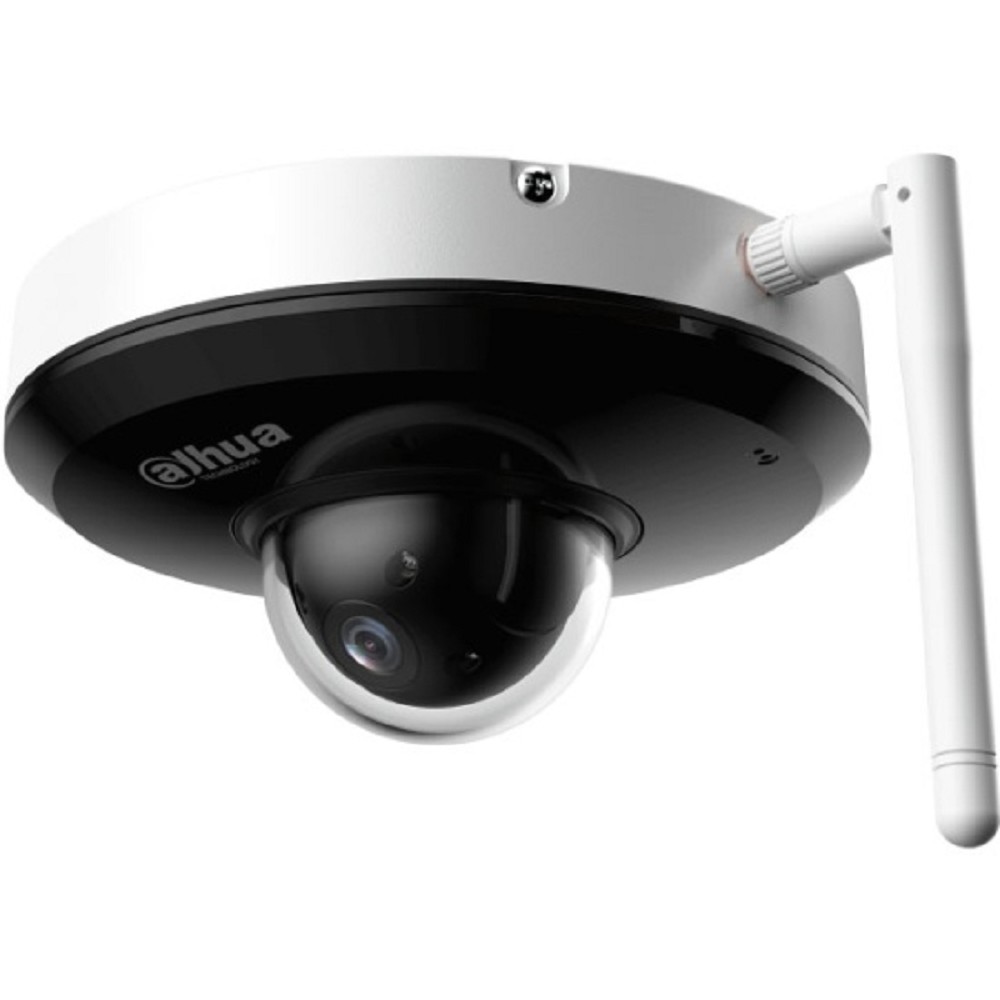 DAHUA DH-SD1A404DB-GNY-W Мини-купольная PTZ IP-видеокамера с Wi-Fi 2.4ГГц 4Мп, 1/2.8” CMOS, моторизованный объектив 2.8~12мм, видеоаналитика, ИК 20м, IP66, IK08, корпус: металл