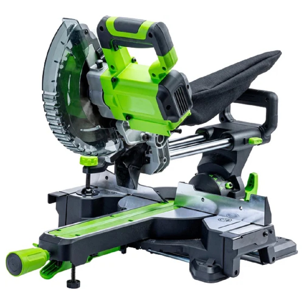 Greenworks GD24MS216 Торцовочная пила, 24V, бесщеточная, с протяжкой, без АКБ и ЗУ [1501707]