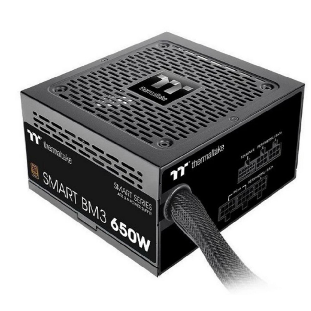 Блок питания Thermaltake Smart BM3 650 /Semi Modular/Non Light/Full Range/Analog/80 Plus Bronze/EU/JP Main CAP/All Flat Cables/Gen 5