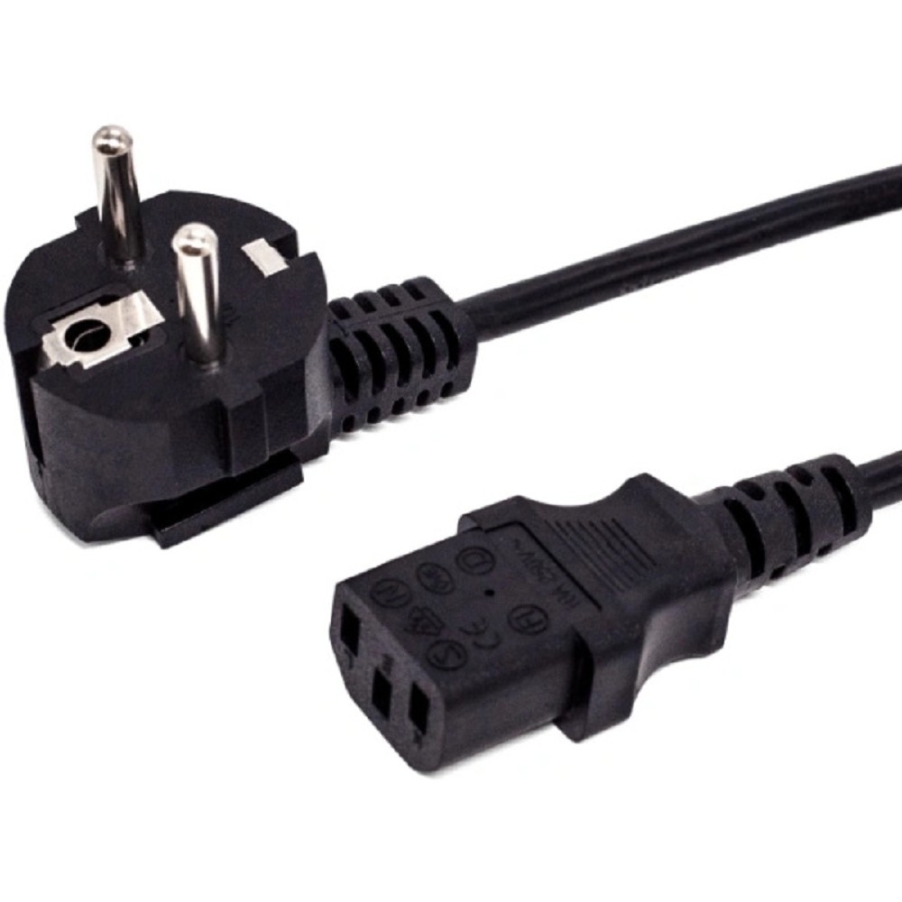Кабель питания Filum FL-PC16-EU-C13-3M CEE 7/7- С13, 3х1 мм?, 220В, 10A, 2200 Вт, чёрный, 3 м. (1011179)