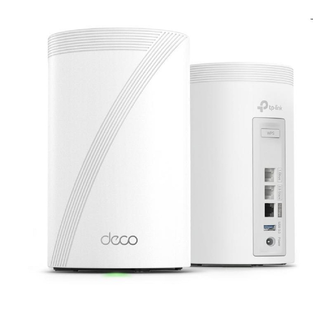 TP-Link Deco BE68(2-pack) BE14000 Трехдиапазонная домашняя Mesh-система Wi-Fi 7