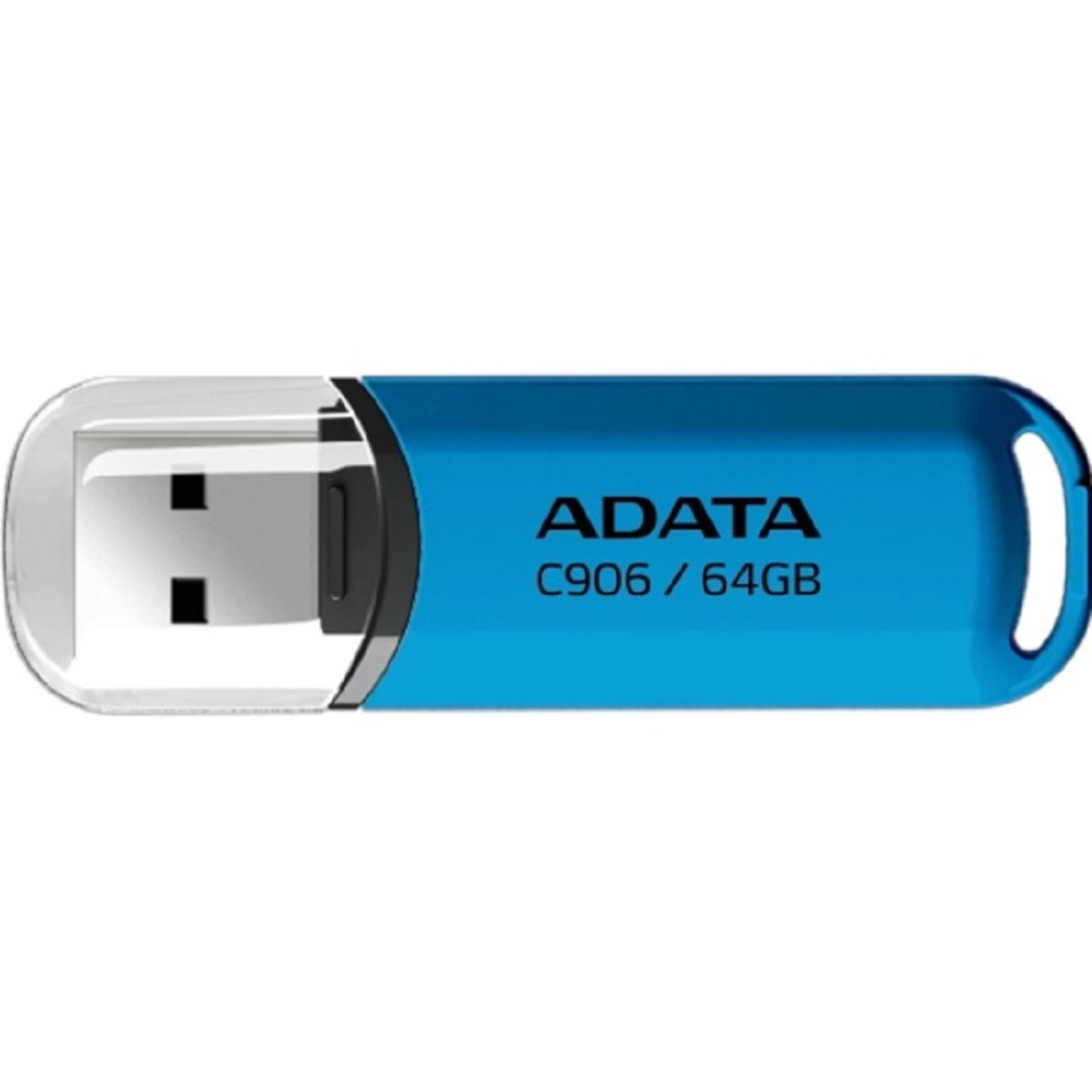 A-DATA Flash Drive 64GB <AC906-64G-RWB> Classic C906, USB 2.0, Синяя