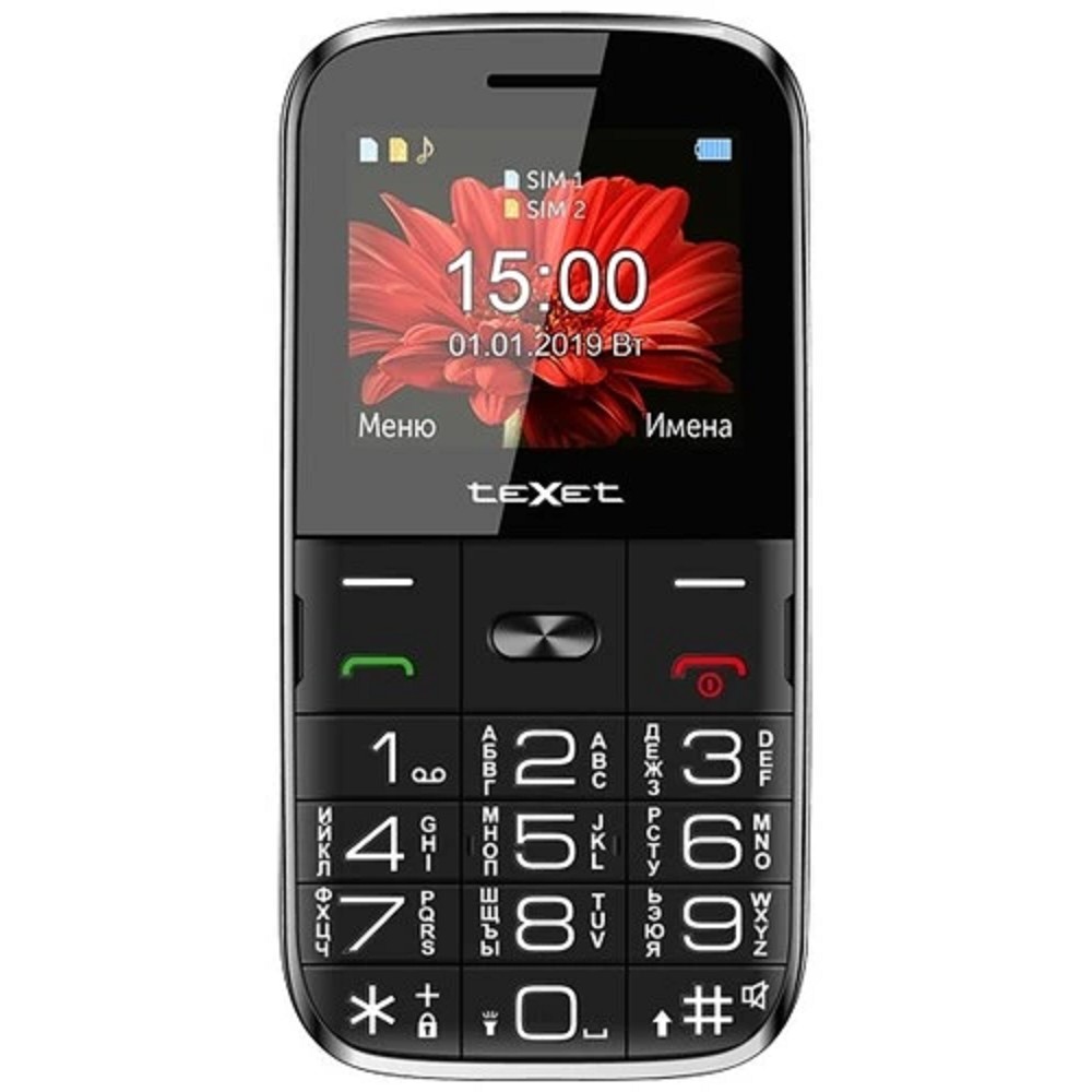 Повреждение упаковки TEXET TM-B227 цвет черный