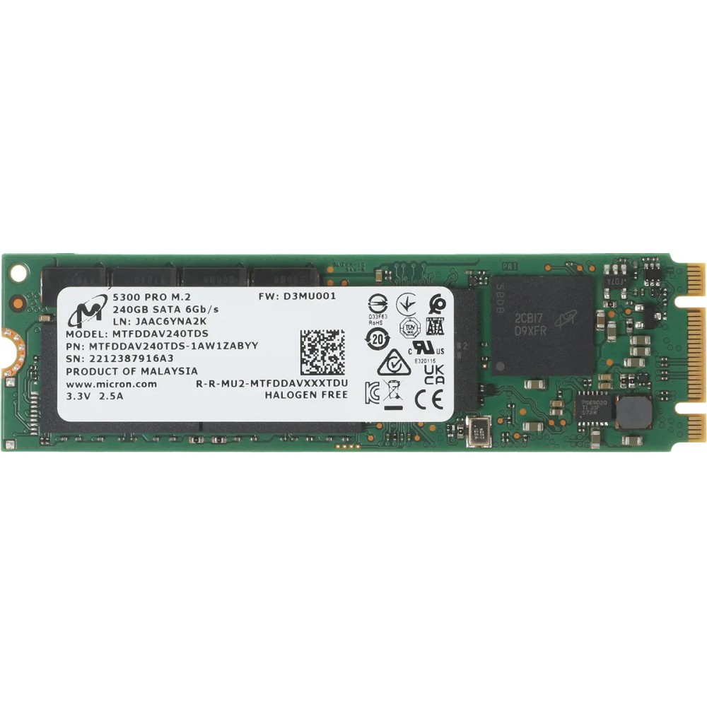 Micron 5300 PRO 240GB M.2 Enterprise SSD MTFDDAV240TDS-1AW1ZABYY