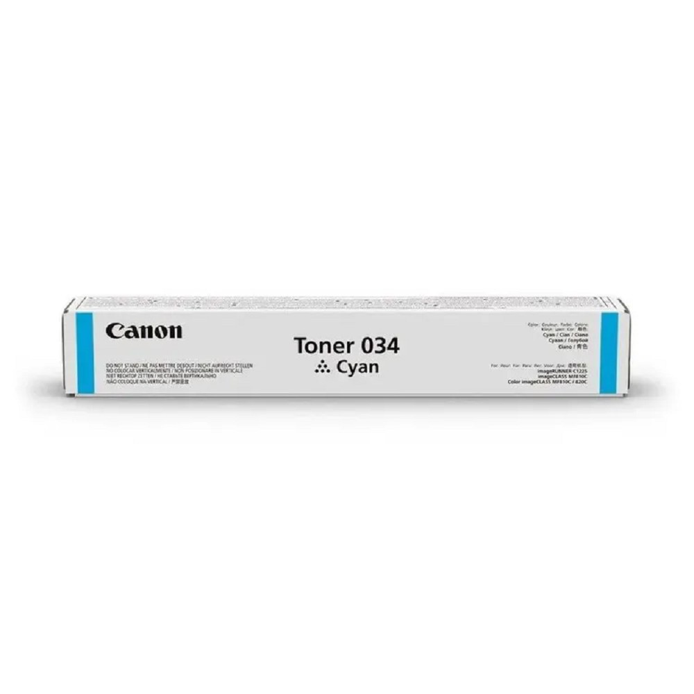 Canon 034C тонер-картридж для  iR C1225/iF. Голубой. 7300 страниц. [9453B001] (CX)