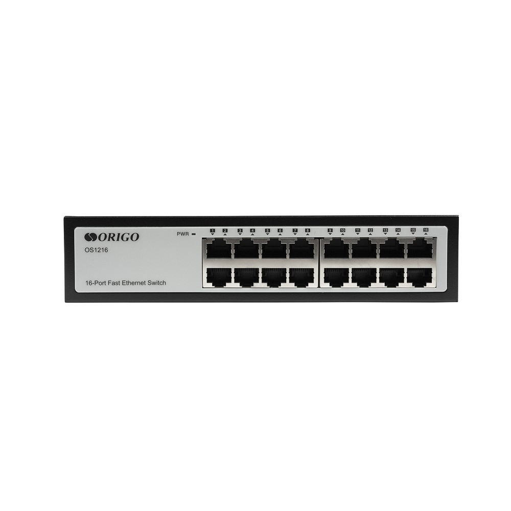 ORIGO OS1216/A1A Неуправляемый коммутатор 16x100Base-TX, корпус металл