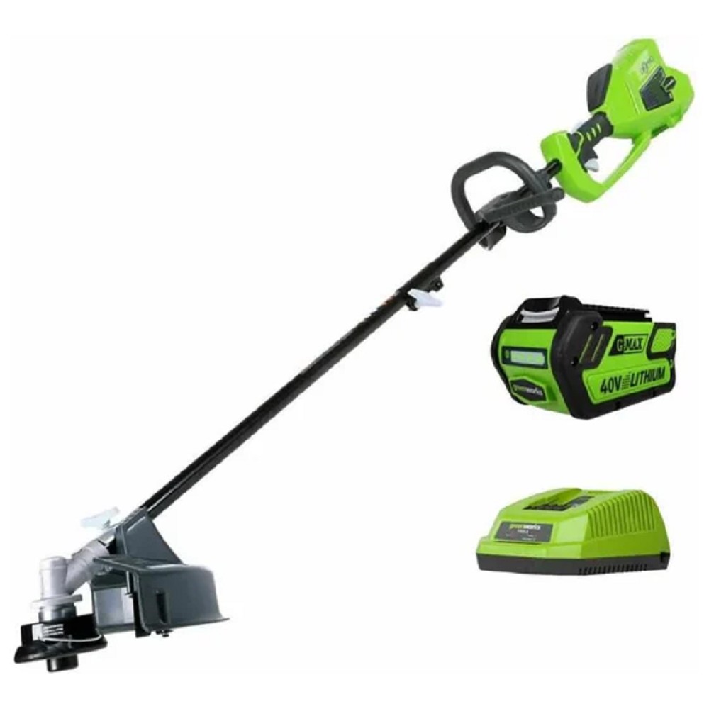 Greenworks Триммер аккумуляторный GD40BCK4, {40V, 35 см, с 1хАКБ 4 А.ч и ЗУ} [1301507UB]