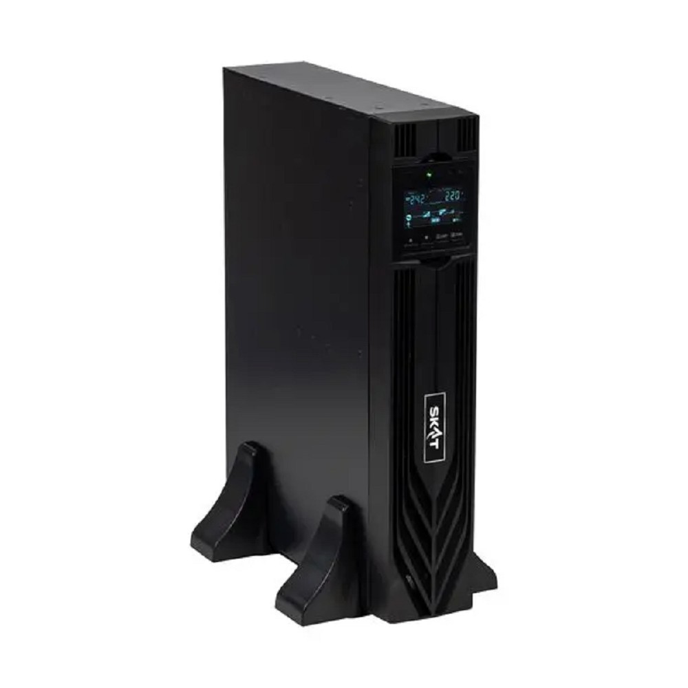 ИБП Бастион SKAT-UPS 1000-RACK-ON-E P3 БЕЗ АКБ {Online, синус, 1000ВА/1000 Вт, стойка/на пол, 8xC13, встр. SNMP/USB/RS-232/EPO, БЕЗ АКБ (2 шт 40-200Ач или SKAT ВС 24/18 или 24/36 RACK), МПТ} (8763)