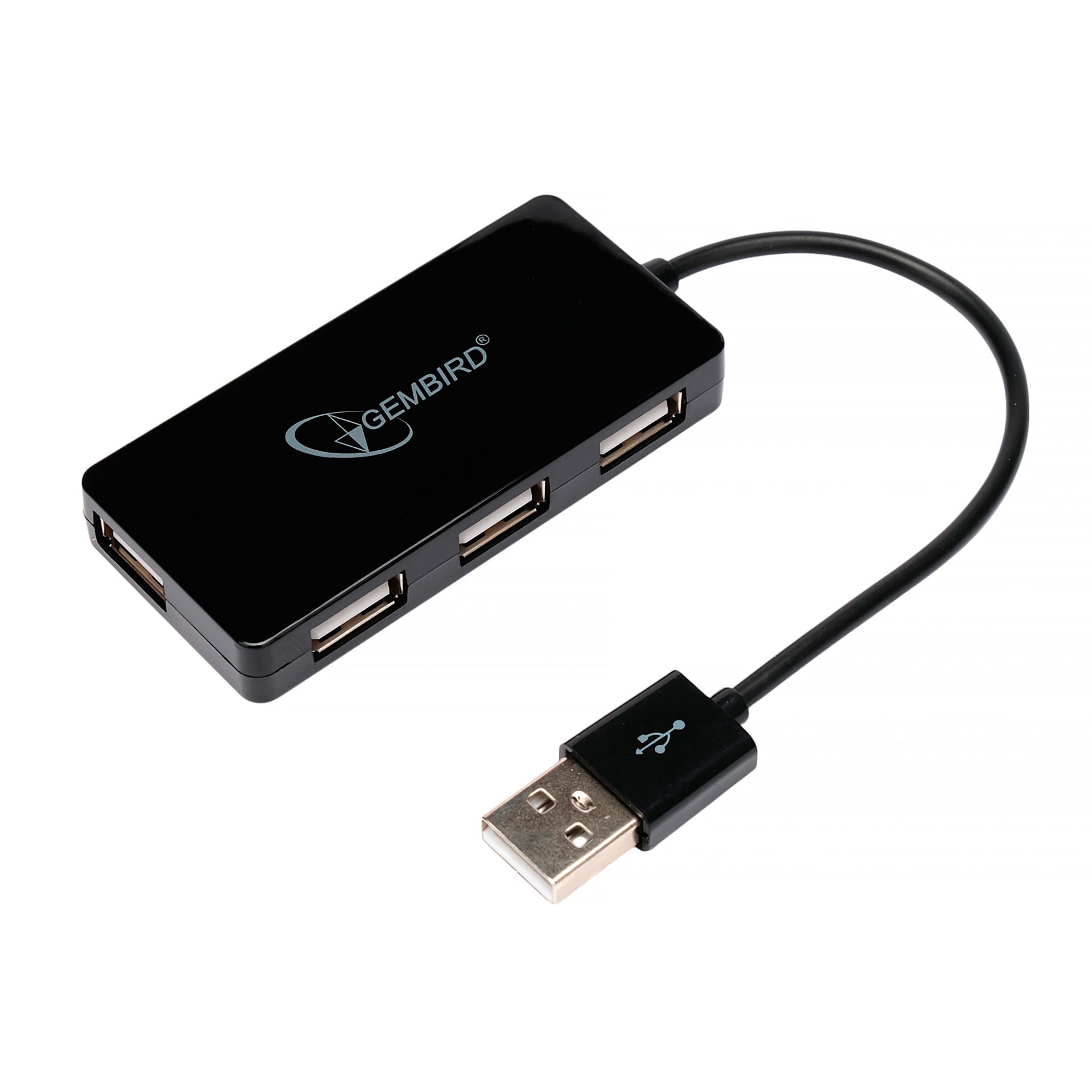 Gembird Концентратор USB 2.0 UHB-U2P4-03, 4 порта, блистер (UHB-U2P4-03)