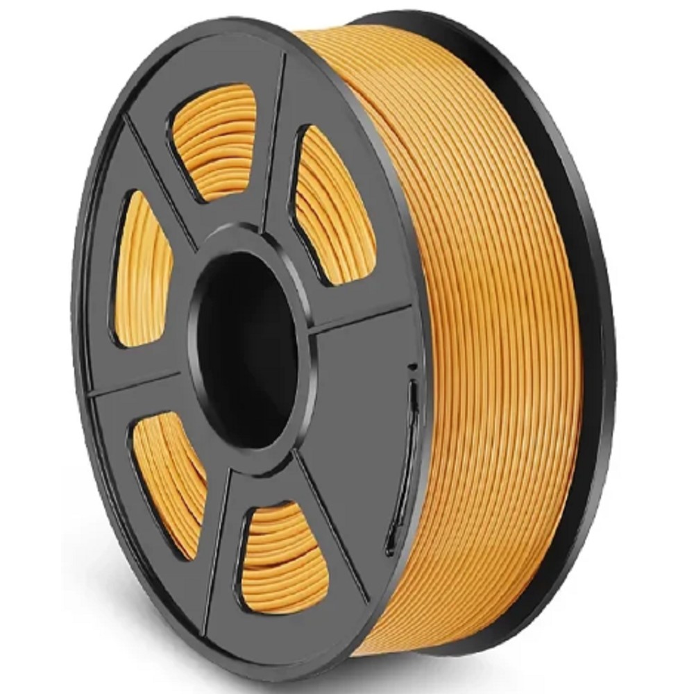 Филамент NVPRINT PLA Gold для 3D печати диаметр 1.75мм  длина 330 метров  масса 1 кг