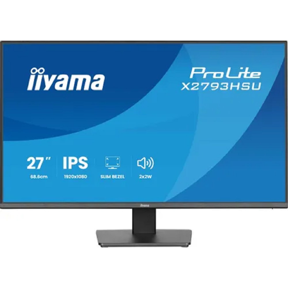 LCD IIYAMA 27" X2793HSU-B1 {IPS 1920x1080 120Hz 1ms 350cd HDMI DisplayPort USB M/M In}
