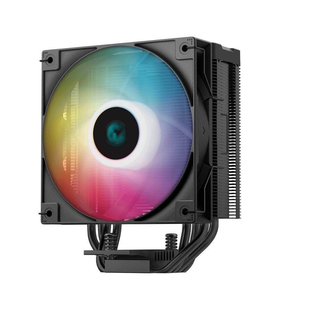 Cooler Deepcool AG400 Digital Bk ARGB Soc-AM5/AM4/1151/1200/1700 черный 4-pin 31.6dB Al+Cu LCD 220W 636gr Ret (R-AG400-BKADMN-G-1)