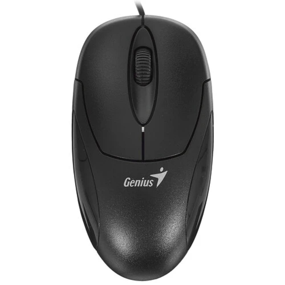 Genius Мышь XScroll V3 black { USB, G5 optical 1000dpi, подходит под обе руки } [31010233100/31010021400]
