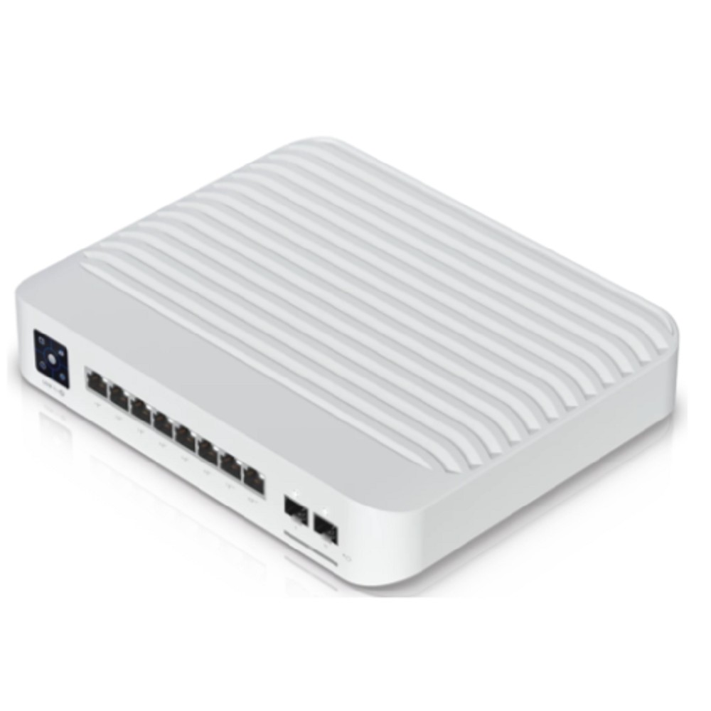 UBIQUITI USW-Pro-8-PoE PoE-коммутатор, 8х 1G RJ45, 2х 10G SFP+, раздача 120 Вт