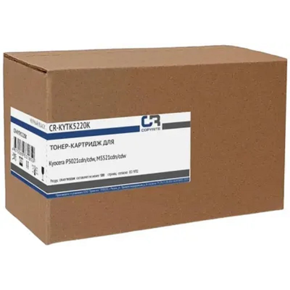 Картридж лазерный CopyRite CR-KYTK5220K TK-5220K черный (1200стр.) для Kyocera P5021cdn/cdw, M5521cd