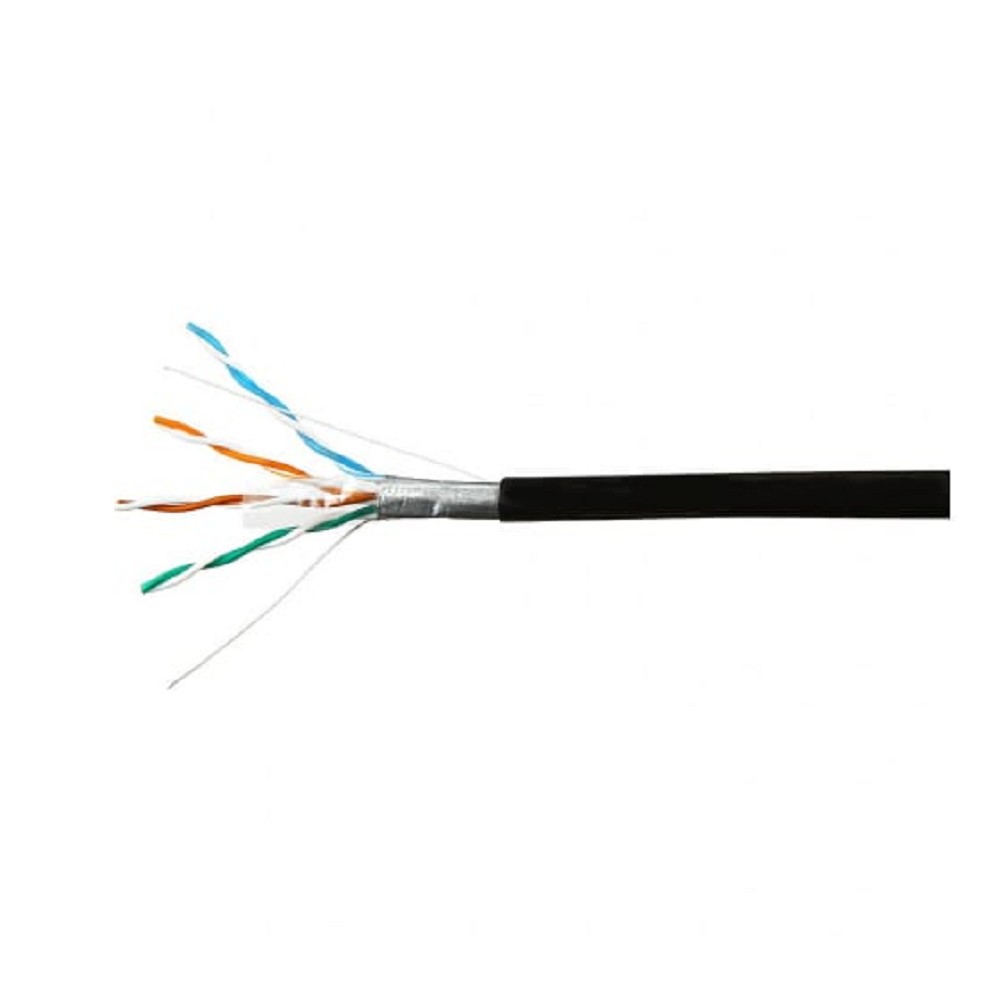 SkyNet Кабель Standart FTP outdoor 4x2x0,48, медный, FLUKE TEST, кат.5e, однож., 305 м, box, черный [CSS-FTP-4-CU-OUT](АК5017627/1693119)