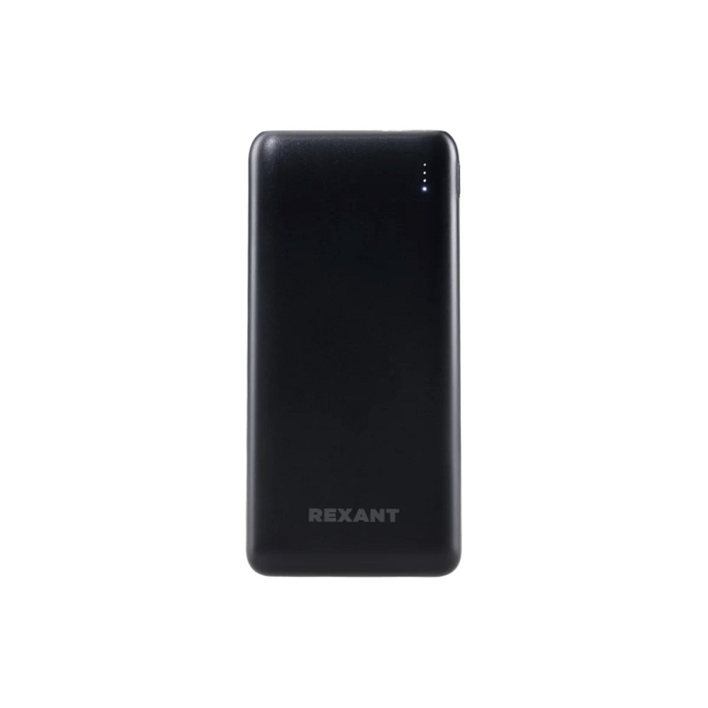 Rexant (30-2051) Портативное зарядное устройство Power Bank (аккумуляторная батарея) 10000 mAh с Quick Charge и Power Delivery, черное 