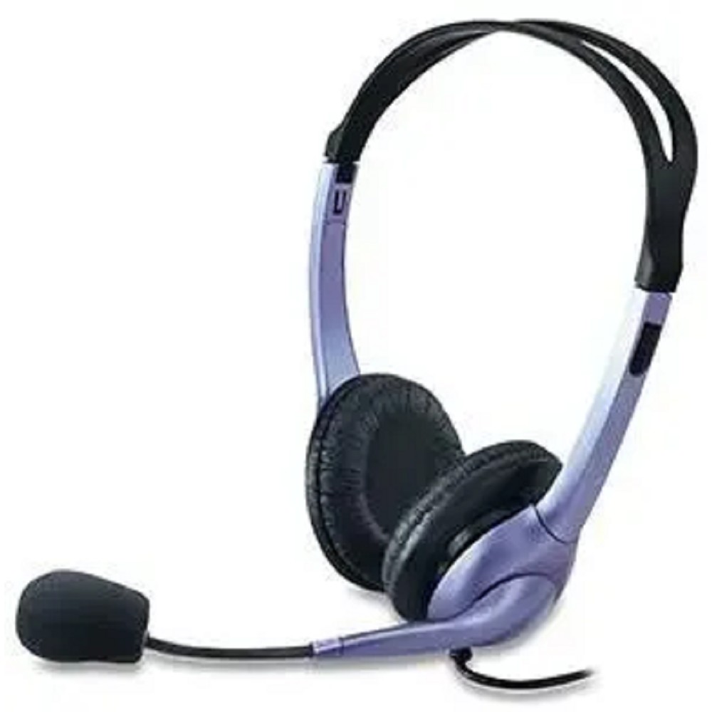 Genius Headset HS-04S, Stereo, 1x mini jack 3.5mm, blue