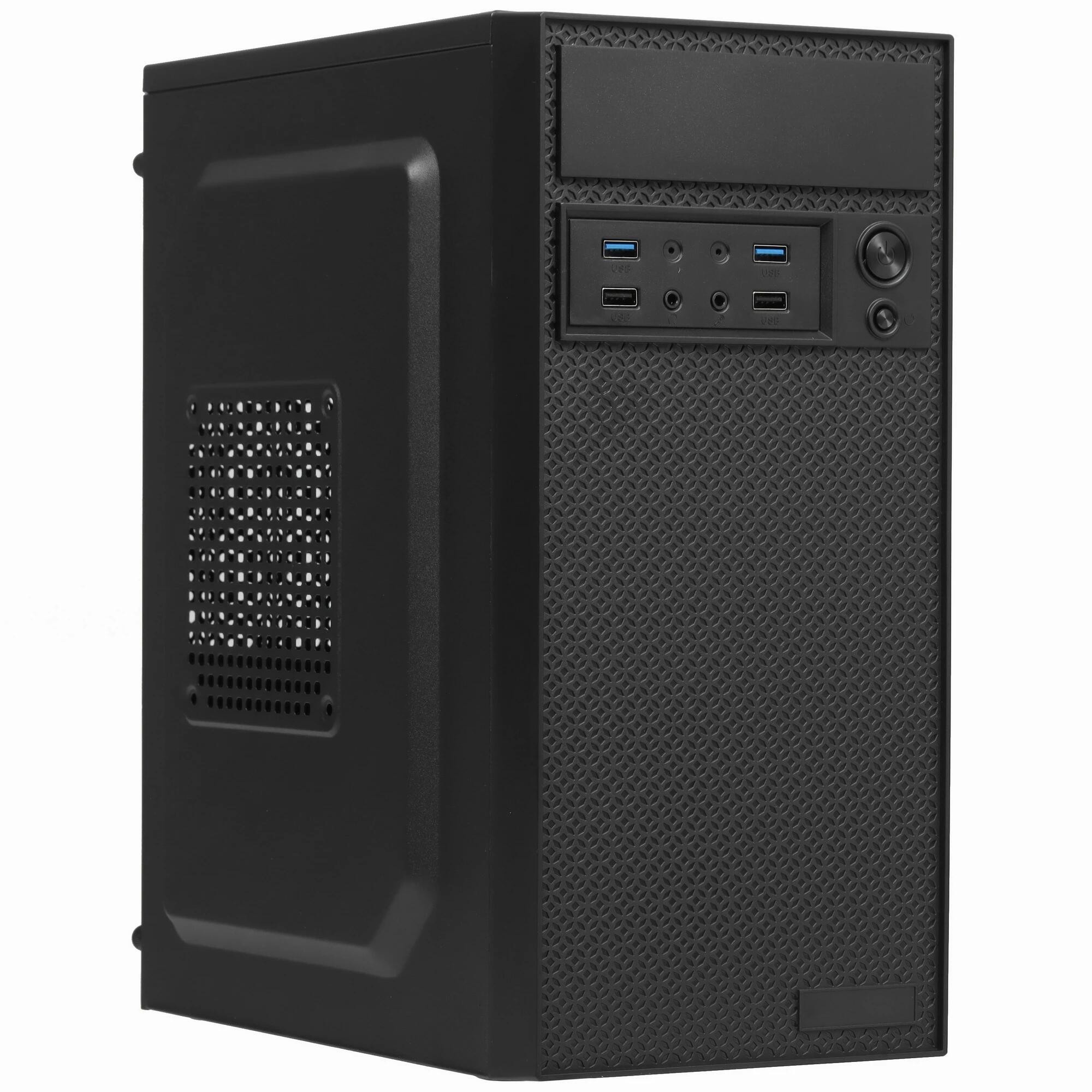 Повреждение упаковки Exegate EX291274RUS Корпус Minitower ExeGate BAA-109U2-AAA450 (mATX, AAA450 8см, 2*USB+2*USB3.0, аудио, черный)