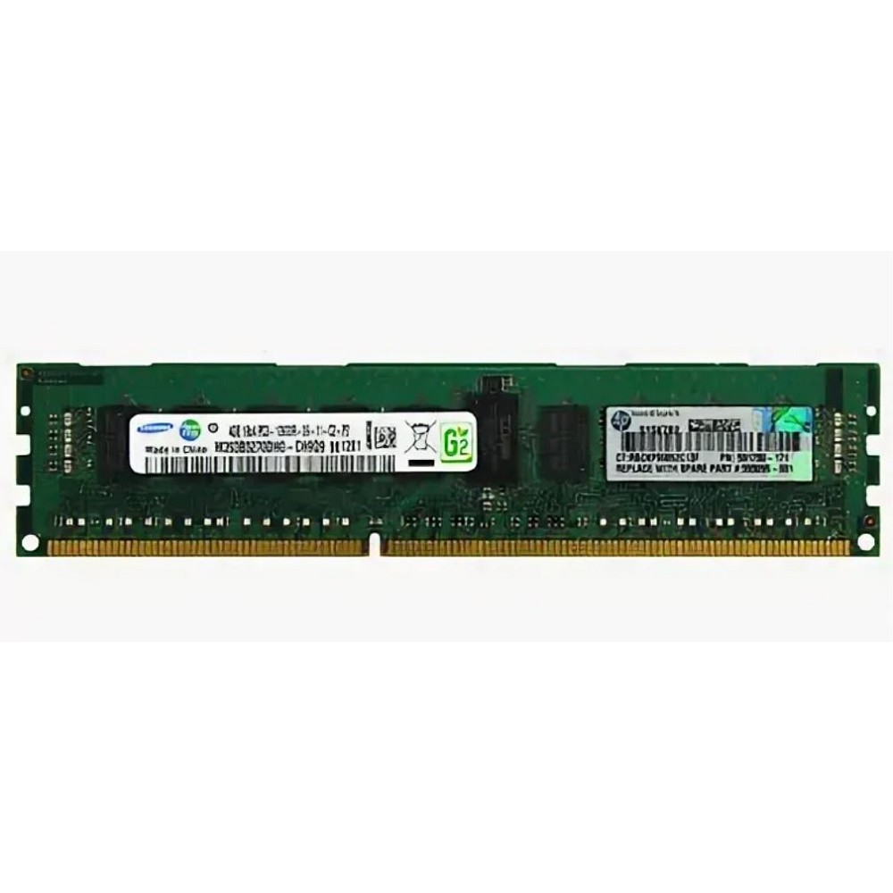 Оперативная память HP 647647-071 (664688-001) 4GB (1x4GB) Single Rank x4 PC3L-10600R (DDR3-1333) Registered CAS-9 Low Voltage 