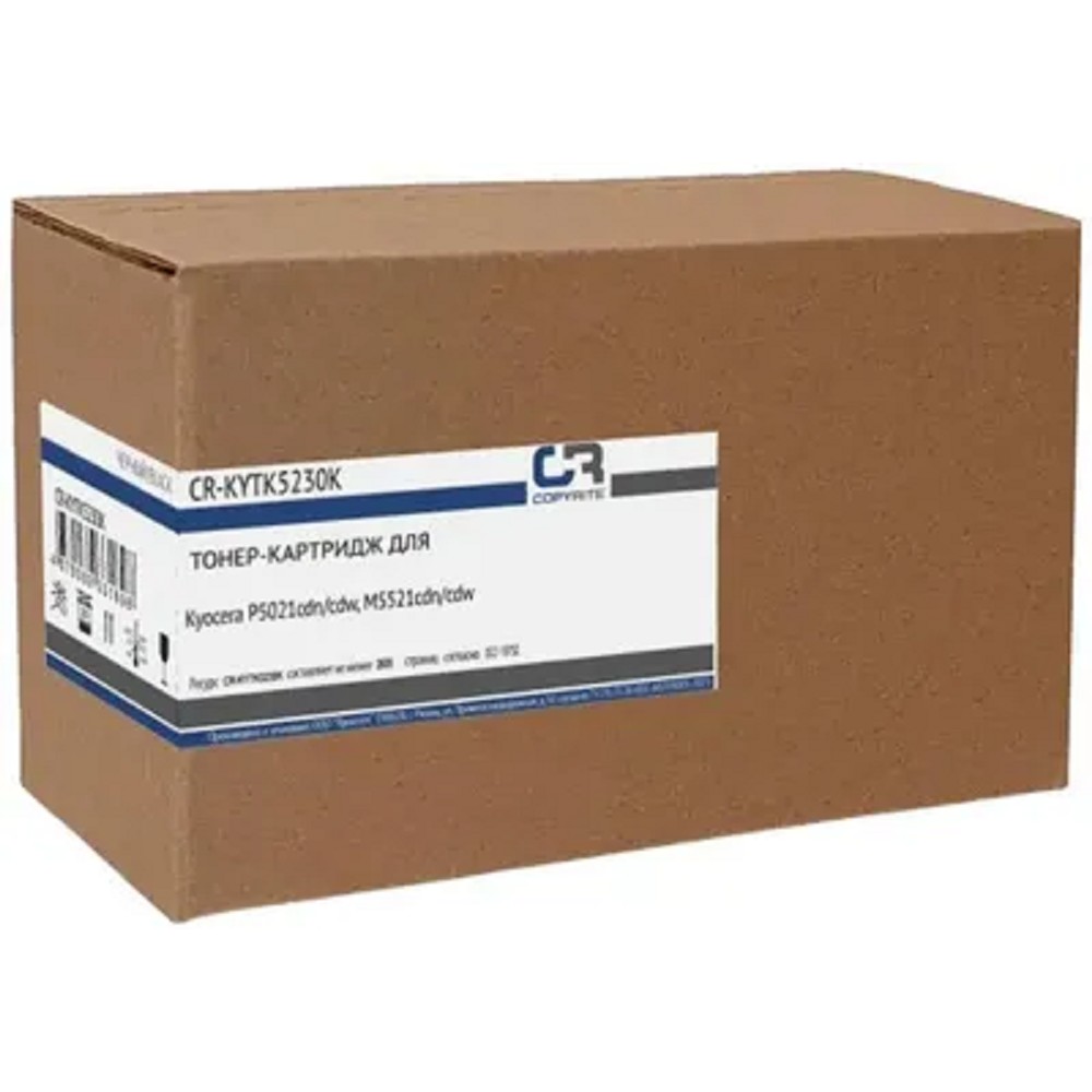 Картридж лазерный CopyRite CR-KYTK5230K TK-5230K черный (2600стр.) для Kyocera P5021cdn/cdw/M5521cdn