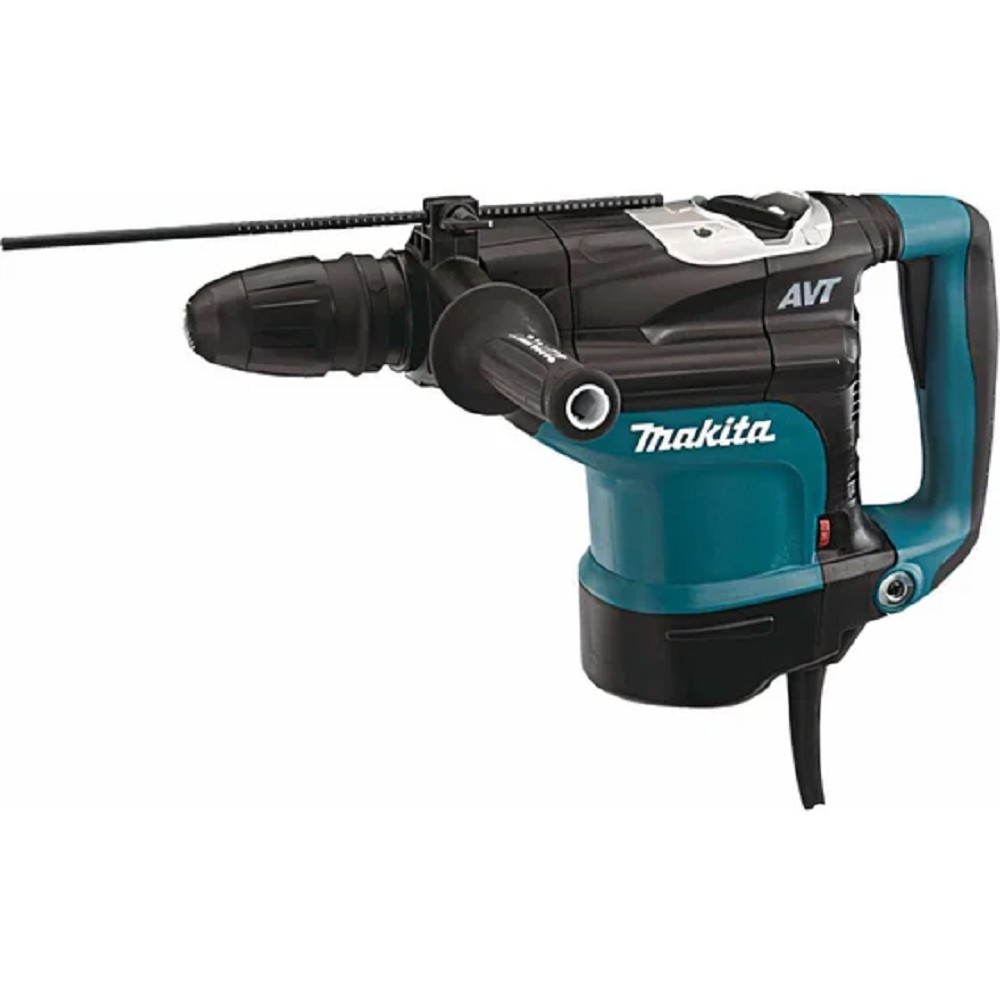 Makita HR4511C Перфоратор SDS-max [HR4511C] {1300Вт,2реж,2.7-13Дж,1250-2750у\м,7.8кг,чем,ABT,антивиб рукоятка}